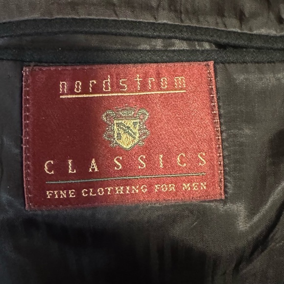 Loro Piana Nordstrom Cashmere Sport Coat Blazer Mens 43 100% Cashmere Black - Picture 11 of 13